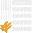 38 Pcs Shower Floor Non Slip Stickers  Clear Bathtub Anti Slip Treads  Multi-   