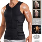 Men s Sauna Suit Sweat Vest Neoprene Shirt Body Shaper Weight Loss Waist Trainer