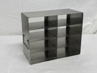 Lab 8-place 2x4 Array Horizontal Freezer Rack W  Side Handles Fits 5x5x2    Boxes