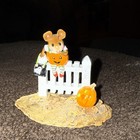 Wee Forest Folk Retired Halloween Figurine M-232 - Pickity Pumpkin No Box