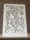 Donald Duck 1956 Walt Disney Productions Cartooning Card Rare Early Disney Card