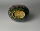 Rare Antique Chinese Partition Snuff Bottle Qing Dynasty Gilt Bronze