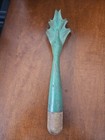 Vintage Garden Hand Tool Claw Green Metal Wood Knob Handle Mcm