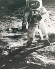 1969 Nasa Apollo 11 Photo Buzz Aldrin  Stands On Moon Rca Astro Elec 69-9-512