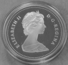 1984 Canada  1 Toronto 150th Anniversary Proof Silver Dollar W  Coa 607 
