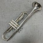 Yamaha Ytr-2320es Bb Trumpet Silver W hard Case Tested Working Used