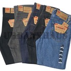 Kno Betta Men s Regular Fit Straight Leg Denim Jeans Size  30-54 - Fast Ship