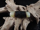 Nature Banded Tibetan Agate Dzi Bead Amulet Bracelet Pendant Tibet Gzi Bead H5