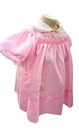 Vintage Girls 6-12 Mo Pink Smocked Dress With Beautiful Embroidery Philippines