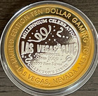 Las Vegas Club  10 Silver Strike Year 2000 Millennium Confetti New Case