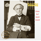 Vintage Escape Artist Harry Houdini With Hands Chained Giclee Fine Art Print