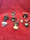 Lot Of 9 Aircraft Toggle Switches Circuit Breakers