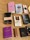 17 Fragrance Sample Travel Lot Perfume Chanel Versace Mugler Tom Ford Glossier