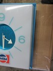 1960s Vintage Pepsi Cola Hanging Wall Clock Sign Aa