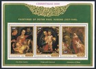 Cook Isls 919-921 922-923  Mnh  Mi 1125-1127 bl 172-173  Christmas 1986  Rubens 