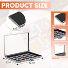 34in Portable Showcase W  Locks For Jewelry cards   Collectibles Display Case