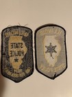 Illinois State Police Iron On Patch 3  X 1 75  Plus One Other Diff  Police Patch