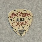 The Alice Cooper Show Tour Guitar Pick Rare Concert Stage Plectrum Spiderweb