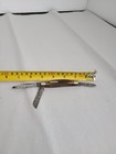 Schrade 340t Old Timer Folding Pocket Knife 3 Straight Blades Made In Usa