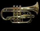 Brass Cornet Professional Student Model Brass Polish Gold Color Jazz Orchestra
