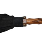 Bdsm Real Leather Flogger  Black Suede Leather 50 Tails Wooden Handle Sex Whip