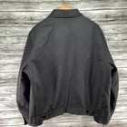 Dickies Eisenhower Jacket Mens Xl Black Bomber Quilt Lined Full Zip Workwear