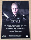 Stargate Universe Sgu Season 1 Alaina Huffman Autograph