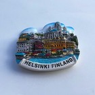 Helsinki Finland Cityscape Resin Fridge Magnets Tourist Souvenir Refrigerator