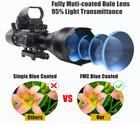 4-16x50 Tactical Scope  Illuminated Reticle  Laser   Reflex Dot Sight