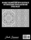 Intricate Patterns  An Adult Coloring Book With 50 Detailed Pattern Designs For