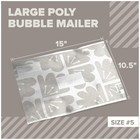 Scotch Poly Bubble Mailers  Assorted Taupe Designs  10 5 In X 15 In 