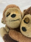 Dakin Vintage Hugging Monkeys Stuffed Plush Toys 1975 Soft 11  Brown Animal Love