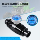 In-line Water Cooler Radiator Hose W  Temp Gauge For Yamaha Raptor 700 700r 660r