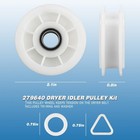 4392067 Dryer Repair Kit Belt Rollers   Idler For Whirlpool Kenmore Maytag Duet