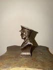 Vintage Rare 1940s Banthrico Inc Dwight D Eisenhower Bust Still Coin Bank