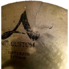 Zildjian A Custom 14  Fast Crash Cymbal Cracked
