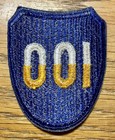 Original Period Us 100th Infantry Division Patch - Cut Edge