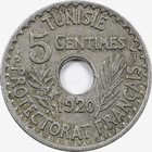 Tunisia - 5 Centimes - 1920  1338 