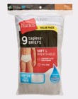 Hanes Men Brief 9-pack Comfort Flex Waistband White Freshiq Comfortsoft Sz S-2xl
