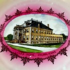 Salina Ks Kansas Elks Home Antique Souvenir Rare China Dish Plate