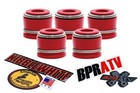 Yamaha Yz450f Yz 450f Kibblewhite Red Viton Valve Stem Seals Seal Set Of 5 03-09