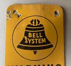 Vintage Northwestern Bell System Telephone Warning Underground Cable Metal Sign