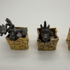 Vintage Ricker Pewter Figures Made In Usa Lot Of 3