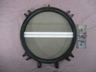 Vtg Solid Heavy Brass Ship Boat Marine Porthole Window 12  Inner Glass Port Hole