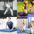 4 x10 x2  Gymnastics Gym Folding Exercise Aerobics Tumbling Yoga Play Mat
