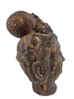 Vtg Or Atq  Chinese Dynasty Guanyin Sculpture Gilted Bronze Bust Statue Asian 9   