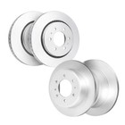 For Dodge Sprinter 2500 3500 2007-2009 Brake Set   Plain Rotor Style   Cast Iron