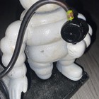 Michelin Man Bibendum Inflating Tire W  Moveable Head Cast Iron 6 5  Tall