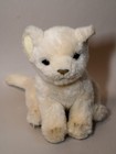 Hansa Realistic White Lion Cub Plush  New Without Tag
