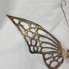 Vtg Brass Butterfly Wall Decor Mid Century Japan Style House Hanging Mcm 15 5 